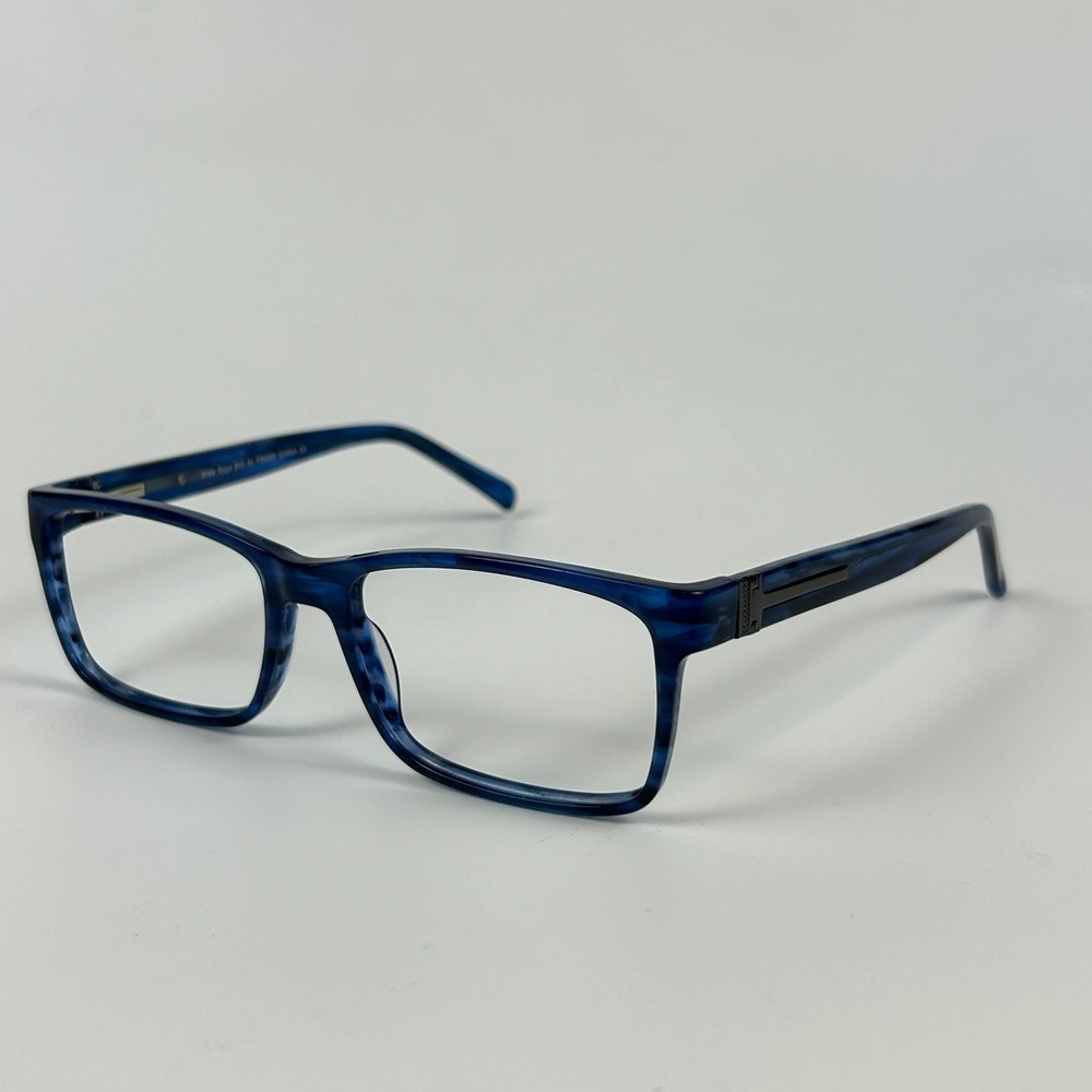 Wide Guyz BIG AL Women Eyeglasses Frame Blue Plastic Square Full Rim 58-18-150mm